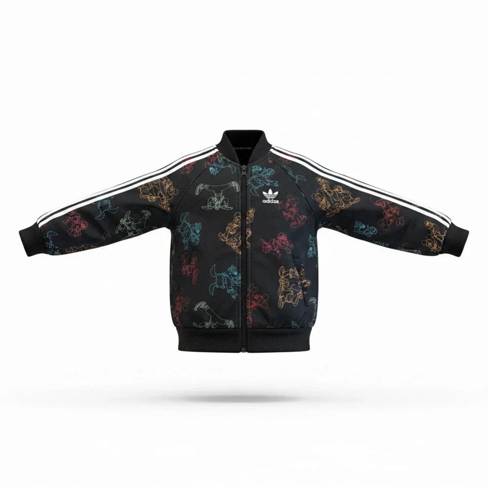 Adidas x Disney Mickey Mouse SST Track Jacket Black Size 12-18M